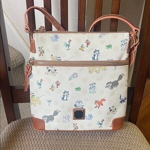 Disney Dooney & Bourke Critter Crossbody with Brown Trim